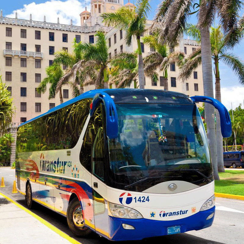 Cuba Travel Corporation bus